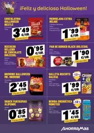 Folleto AhorraMas semana 42 Página 13: Mr. Brownie brownie halloween €2,45, Galleta biscuits galicia €1,99