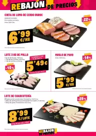 Folleto AhorraMas semana 42 Página 8: Lote 3 kg de pollo €16,47, Muslo de pavo €5,99
