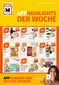 Müller Prospekt woche 43 Seite 1: HARIBO Minis €2,49, ARIEL Waschmittel €29,99