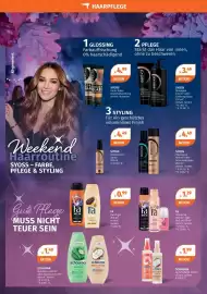 Müller Prospekt woche 43 Seite 3: SCHAUMA Sprühpflege €1,99, SYOSS Shampoo oder Tiefenspülung €3,49