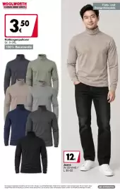 Woolworth Prospekt Seite 10: Rollkragenpullover €3,50, Jeans €12,00