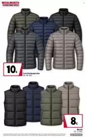 Woolworth Prospekt Seite 13: Weste €8,00, Leichtsteppjacke €10,00