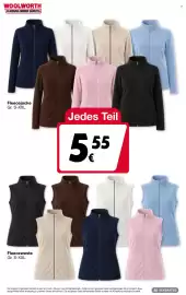 Woolworth Prospekt Seite 3: Fleeceweste €5,55, Fleecejacke €5,55