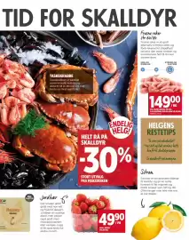 Meny kundeavis Side 3: Strawberries €49,90, Taskekrabbe