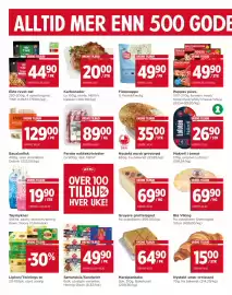Meny kundeavis Side 6: Gruyere grottelagret €69,90, Sørlandsis/Sandwich €49,90