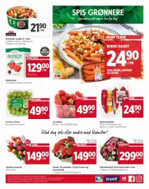 Meny kundeavis Side 8: Jordbær €49,90, Helgens Bukett €149,00