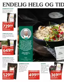 Jacobs kundeavis Side 2: Stensaas/Nordås Gårdskjøtt Indrefilet av Elg €729,00, Surret, Stensaaas/ Nordås gårdskjøtt €369,00