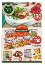 Coop Mega kundeavis Side 1: Freia storplater €90,00, TINE YOGHURT €20,00