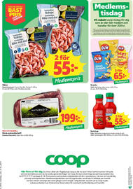 Coop reklamblad vecka 43 Sida 12: Royal Greenland Räkor €55,00, Felix ketchup €55,00