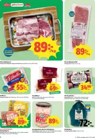 Coop reklamblad vecka 43 Sida 2: Grillkorv €55,00, Lyx räkor €89,00