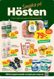 Coop reklamblad vecka 43 Sida 3: Olw nötmix €49,00, Pop Bakery Pizza & Pinsa Topping €55,00