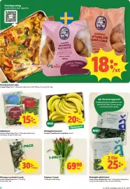 Coop reklamblad vecka 43 Sida 4: Salladsmix €15,00, Bananer €20,00