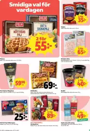 Coop reklamblad vecka 43 Sida 9: Felix köttbullar €69,00, Lohmanders kylda såser/dressing €49,00