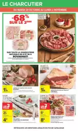 Catalogue Carrefour | Halloween page 31: NATURALS Jambon cuit supérieur sans couenne €1,79, Fuet catalan €4,00