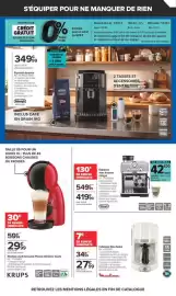 Catalogue Carrefour page 14: KRUPS Machine multi-boissons Piccolo XS Dolce Gusto €29,99
