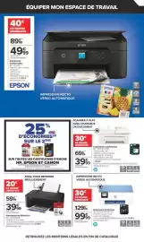 Catalogue Carrefour page 18: Canon Imprimante multifonction €39,99, HP Imprimante multifonction €39,99