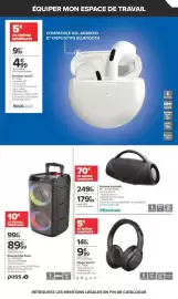 Catalogue Carrefour page 21: Hisense Enceinte bluetooth €179,99, Poss Enceinte High Power €89,99