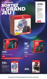 Catalogue Carrefour page 6: Final Fantasy Resonance €49,99, Nintendo Switch 2 €419,00