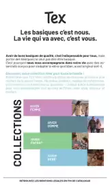 Catalogue Carrefour | Tex catalogue hiver page 2: Tex Les basiques c'est nous. La vie qui va avec, c'est vous. Avoir de bons