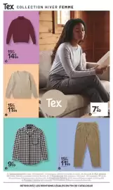 Catalogue Carrefour | Tex catalogue hiver page 4: E Pantalon €11,99, D Le chemisier €9,99