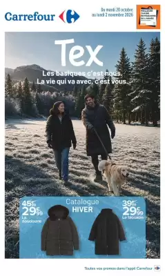 Carrefour | Tex catalogue hiver (valable jusqu'au 2-11)