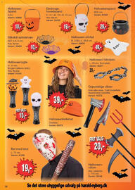 Harald Nyborg tilbudsavis uge 42 Side 90: Halloween spand €10,00, Slikskål spindelvæv €10,00