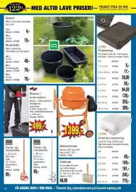Harald Nyborg tilbudsavis uge 42 Side 12: Kalkkost €69,95, Betonblander €1.399,00