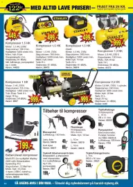 Harald Nyborg tilbudsavis uge 42 Side 14: Batteridrevet kompressor €199,00, Kompressor 1,5 HK €449,00