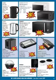 Harald Nyborg tilbudsavis uge 42 Side 43: Sjöbo elkedel €59,00, Sjöbo kitchen brødrister €109,00