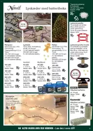 Harald Nyborg tilbudsavis uge 42 Side 61: Novel Klyngelys med 240 LED €79,00, Kameda Alkaline batterier AA €28,00