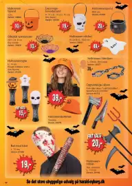 Harald Nyborg tilbudsavis uge 42 Side 90: Halloween spand €10,00, Slikskål spindelvæv €10,00