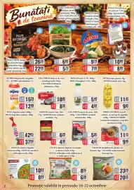 Catalog CBA Pagină 2: Cba piros brânză de vacă semidegresată €8,55, FrescoVerde cartofi, cuburi, cu aromă de paprika €9,99