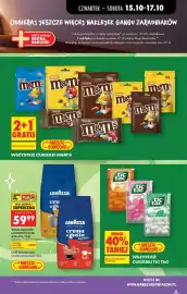 Biedronka gazetka tydzień 42 Strona 13: Kawa ziarnista Lavazza Crema e Gusto 1 kg €59,99, Cukierki M&M's