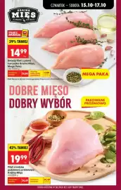 Biedronka gazetka tydzień 42 Strona 23: Świeży filet z piersi kurczaka Kraina Mięs, Mega Paka €14,99