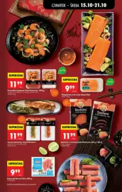 Biedronka gazetka tydzień 42 Strona 29: Polędwica z łososia Superfish €9,99, Łosoś pieczony Asia Flavours €11,99