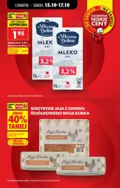 Biedronka gazetka | Codziennie niskie ceny L - oferta od 15.10 Strona 5: Mleko UHT 3,2% Mleczna Dolina, 1l €1,95