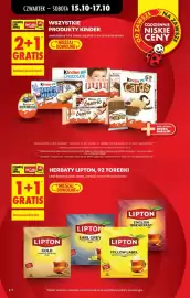 Biedronka gazetka tydzień 42 Strona 6: 617 Z KARTĄ LUB APKA CZWARTEK SOBOTA 15.10-17.10 MOJA WSZYSTKIE PRODUKTY KINDER Limit