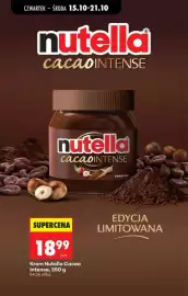Biedronka gazetka tydzień 42 Strona 73: Krem Nutella Cacao Intense, 350 g €18,99