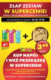 Biedronka gazetka tydzień 42 Strona 80: NAPÓJ ENERGETYCZNY RED BULL 250 ML €6,49