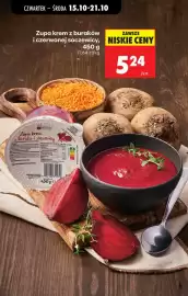 Biedronka gazetka tydzień 42 Strona 81: Zupa krem z buraków i czerwonej soczewicy, 450 g €5,24