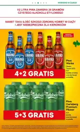 Żabka gazetka Strona 4: Piwo Warka Classic, Piwo Carlsberg Premium Pilsner