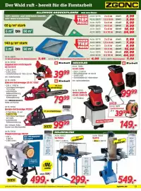 Zgonc Flugblatt Seite 15: HL760LS €299,00, HL810 €549,00