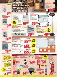 Zgonc Flugblatt Seite 18: Funk-Wetterstation €14,99, Ascheeimer mit Deckel €14,99