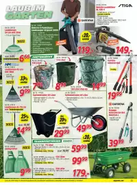 Zgonc Flugblatt Seite 21: GARDENA Bypass-Atscheren-Set EasyCut L €39,99, Laubgreifer €9,99