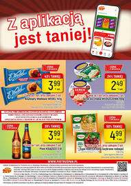 Delikatesy Piotruś Pan gazetka tydzień 42 Strona 20: Biszkopty Wedlowe WEDEL €3,99, Serek do chleba Włoszczowa €2,49