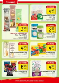 Delikatesy Piotruś Pan gazetka tydzień 42 Strona 14: Paluszki LAJKONIK €4,99, Monster Munch LORENZ €6,99