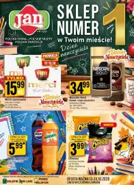 Market Jan gazetka Strona 1: Cheetos €3,99, Nescafe Gold kawa rozpuszczalna €34,99