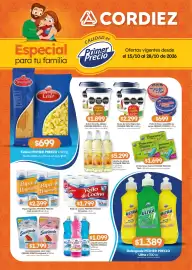 Folleto Cordiez Página 1: Girasol aceite de girasol €5.299,00, Primer precio rollo de cocina €1.799,00