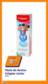 Folheto Action Página 3: Colgate Por unidade 098 19.6/1 1.11€ NEW 6-9 years Big kids' smiles Maximum cavity protection for