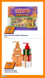Folheto Action Página 4: Lots of Mini's inside Multipack size HARIBO Halloween Kids and grown-ups love it so... NIBO HA Por